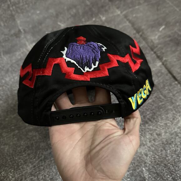 NWT Men's Vintage 90's CapCom Street Fighter 2 M Bison Jagged Edge Snapback Hat - Picture 3 of 5